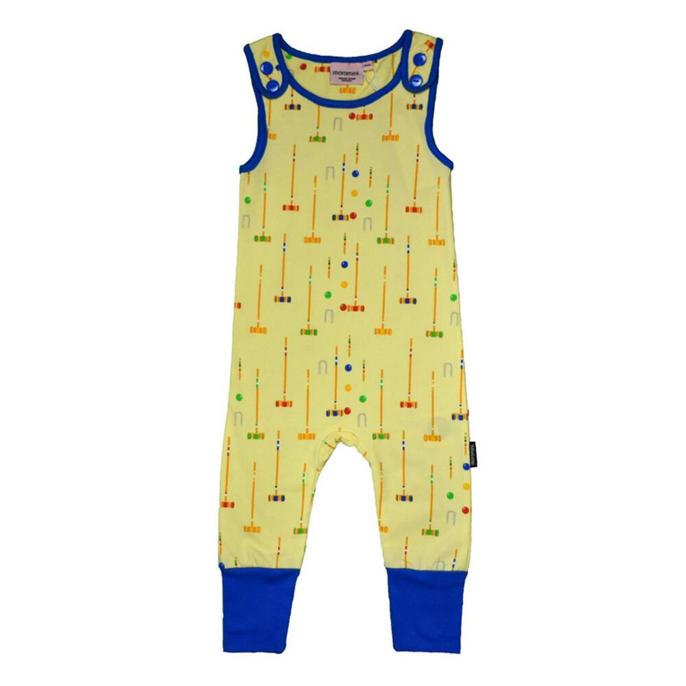 NEW MOROMINI kid's croquet 4 ever playsuit in yellow